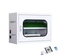 Armoire de chargement mobile, 20 emplacements pour téléphones, idéale pour les écoles, les bureaux et les usines - Station de charge sécurisée pour plusieurs appareils, solution de charge rapide