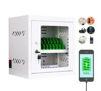 Armoire de chargement mobile, chariot rechargeable par USB avec 12 à 60 emplacements, solution de rangement sécurisée pour téléphone et charge pour les écoles et les salles de classe