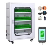 Armoire de chargement mobile, station de charge USB rechargeable pour téléphone portable avec roues universelles pour école et salles de classe