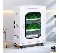 Armoire de chargement multi-appareils avec structure en acier avec porte avant verrouillable, station de charge rapide pour téléphones et gadgets, rangement pratique nizer
