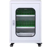 Armoire de chargement portable for téléphone portable 6 à 60 emplacements, station de chargement USB for téléphone portable avec roulettes verrouillables, for étudiants et touristes.(30Slots)