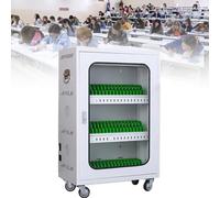 Armoire de chargement pour tablette avec porte sécurisée et ventilateur de refroidissement pour le stockage et la gestion des appareils