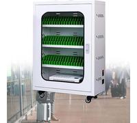 Armoire de chargement pour téléphone portable - Station de charge avec ports et roues universelles à 360° pour étudiants et employés