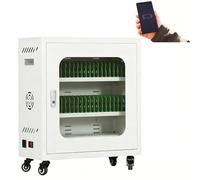 Armoire de chargement USB multi-ports portable avec roulettes, verrouillable pour téléphone portable, pour école, aéroport, église, salle de ibliothèque, hôtel, stade, bureau