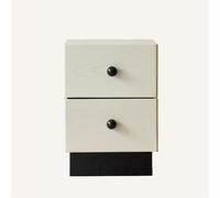 Armoire de Chevet en Bois Massif de Conception de Niche Armoire de Rangement d'inspiration Luxueuse avec Un attrait sophistiqué Idéal for l'organisation du Bureau et du Salon(White,(16 * 14 * 20in))