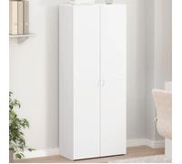 vidaXL Armoire de classement Bois d'ingénierie Blanc 60x32x153 cm