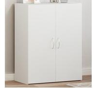 vidaXL Armoire à dossiers blanc Bois composite 60x32x77,5 cm