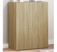 Armoire de classement chêne sonoma bois d ingénierie