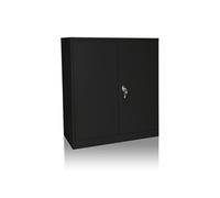 Armoire de classement COLOR AS 105 x 90 x 40 cm Métal noir hjh OFFICE Noir G