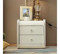 Armoire de classement de bureau multifonction - Rangement peu encombrant pour documents avec tiroir verrouillable, petite table de chevet avec 2 étagères A4 pour la maison et le bureau.