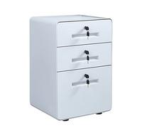 Armoire de classement en métal pour armoire de rangement sous bureau format A4 ou lettre, tiroir 3/4, 44 x 64 x 40 cm (l x H x P). Organisateur d'armoire de classement (couleur : 4 tiroirs) (3 tiroirs