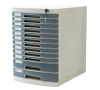 Armoire de classement en plastique multicouche sécurisée pour bureau et maison, système de rangement de documents verrouillable avec tiroir pour une classification et une nification efficaces des