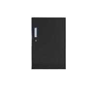 Armoire de classement mobile avec verrou sous bureau - Armoire de rangement OrgaRolling (marron) - Solution de rangement sécurisée pour fichiers de bureau