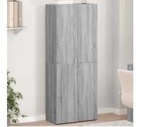 vidaXL Armoire de classement Sonoma Gris 60 x 32 x 153 cm Bois d'ingénierie – Armoire à dossiers