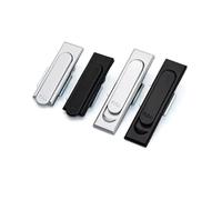 Armoire de commande électrique poignée porte serrure équipement mécanique avion 1 pièces(Zinc alloy Black-2)