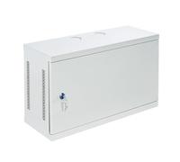 Armoire de Commande Industrielle, Armoire Réseau en Acier Laminé à Froid, Boîte de Gestion des Câbles, Matériau Robuste, Sûre et Pratique, avec Serrure et Sortie Câbles(53x22x40cm)