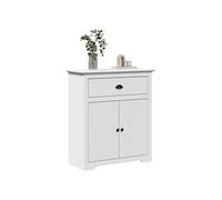vidaXL Armoire de couloir BODO blanc 80x35x90 cm