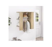 Vidaxl Armoire De Couloir Chêne Sonoma 97,5x37x99 Cm Bois D'ingénierie Multicolore