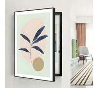 Armoire De Couverture De Boîte À Fusibles Murale, Couvercle De Boîte De Disjoncteur Extérieur Intérieur Décoratif, Installation Simple, Pour Salon, Bureau À Domicile Amovible ~/