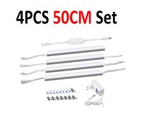 Armoire de cuisine ampoule Led lampe intelligente Tuya WIFI Assistant à domicile Compatible Alexa Google Dimmable Bar lumières 30cm 40cm 50cm - Type 4PCS 30CM Set-Warm White