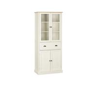 HOMCOM - Armoire de cuisine - MDF - 76x40x182.5cm - Blanc