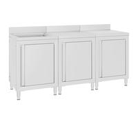 Armoire de Cuisine Commerciale avec Egouttoir Acier Inoxydable Garage vidaXL