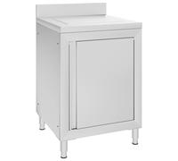 Armoire De Cuisine Commerciale Avec Égouttoir Acier Inoxydable Vidaxl Vidaxl