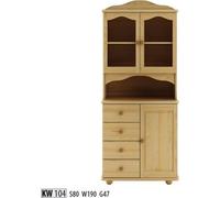 Armoire de cuisine en bois massif Buffet Armoire Meuble fait main Meubles massifs Vitrines