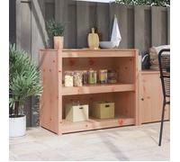Armoire de cuisine extérieure 106x55x92 cm en bois massif de sapin douglas