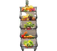 Armoire de cuisine, grande capacité de charge, roulettes silencieuses