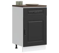 Armoire de cuisine Kalmar blanc bois d'ingénierie meuble bas d'évier vidaXL