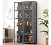 Armoire de Curiosités en Verre - Vitrine pour Objets de Collection et Figurines