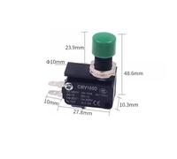 Armoire de désinfection CSAQ-D RVAQ CMV10-081C2 Micro-interrupteur à bouton-poussoir Interrupteur de fin de course Borne fixe à vis Type CMV100D(Green)