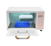 Armoire de désinfection UV, boîte de désinfection, stérilisateur multifonctionnel, appareil de désinfection UV pour biberons, jouets, vaisselle, serviettes (blanc et rose)