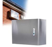 Armoire de distribution de 1,5 mm d'épaisseur, boîtier de commande en acier inoxydable 304 résistant aux intempéries pour câblage photovoltaïque, boîte de projet durable pour la maison ou l'usine