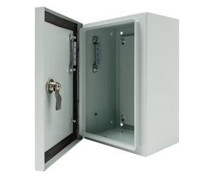 Armoire de distribution en acier inoxydable - 20 x 15 x 30 cm - Boîtier hermétique pour électricité - IP65 - 1000-1200 °C - Montage mural avec serrure - Boîtier de compteur pour câblage extérieur