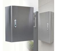 Armoire de distribution en acier inoxydable 304 étanche avec verrous de sécurité pour panneaux de commande et jonctions