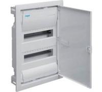 Hager Coffret de distribution encastré Volta VU24NC 2x12 PLE IP30 Classe II porte en tôle d'acier