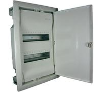 Armoire de distribution encastrée 2 rangées Hager