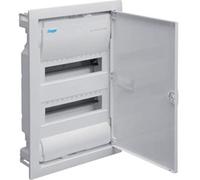 Armoire de distribution encastrée 2 rangées Hager