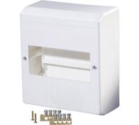 Armoire de distribution montage apparent (en saillie) F-Tronic KV06K 7260015 Nombre de divisions = 6 Nbr de rangées = 1