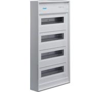 Armoire de distribution montage apparent (en saillie) Hager VA48CN Nombre de divisions = 48 Nbr de rangées = 4