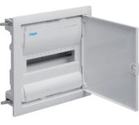 Armoire de distribution mur creux Hager VH12NC Nombre de divisions = 12 Nbr de rangées = 1