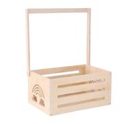 Armoire de douche en bois avec poignée, grande capacité, vêtements de bain pour enfants, couches, serviettes de bain, 55,5 x 41 x 28 cm