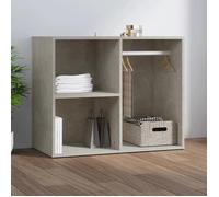 Armoire de dressing - vidaXL - Gris béton - 80x40x65 cm - Bois d'ingénierie