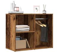 Armoire de dressing vieux bois 80x40x65 cm bois d ingénierie