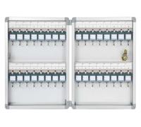 Armoire de gestion de clés murale avec étiquettes, alliage d'aluminium durable pour sécuriser les biens et l'organisation des clés de véhicule dans l'immobilier et les concessionnaires