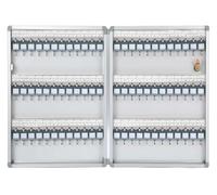 Armoire de gestion de clés murale avec étiquettes, alliage d'aluminium durable pour sécuriser les biens et l'organisation des clés de véhicule dans l'immobilier et les concessionnaires