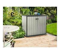 Armoire de jardin basse en résine Brossium 1000 L - Keter G