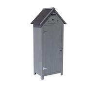 Armoire de jardin ""Cabanon"" - 77 x 54.5 x 179 cm - Anthracite